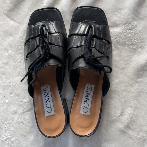 CONNIE Brazilian Square Toe Slides, 8 - Picture 5 of 11